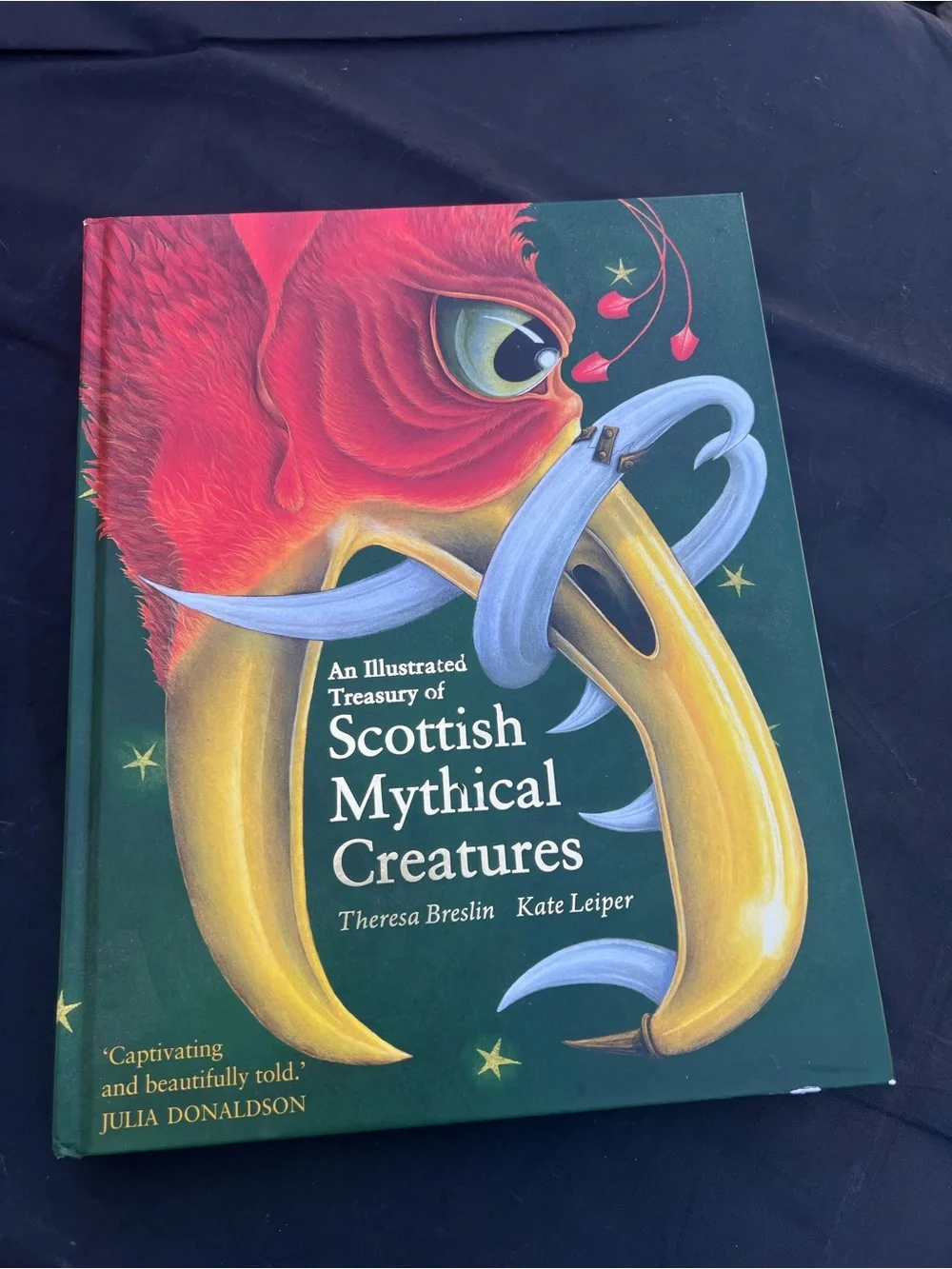 Scottish Mythical Creatures - Illustrated Hardcover (Green, Red, Yellow)
